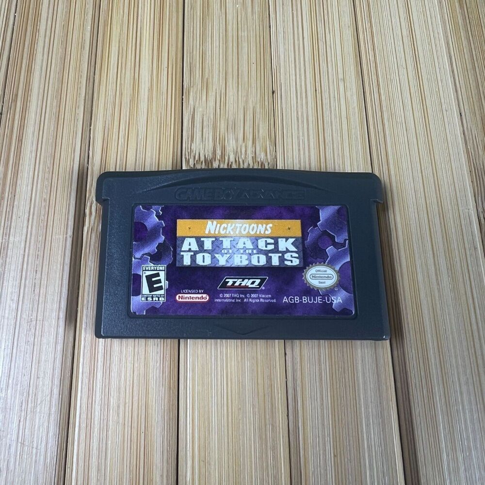 Nintendo Nicktoons Attack of the Toybots Game Boy Advance Game Only TESTED